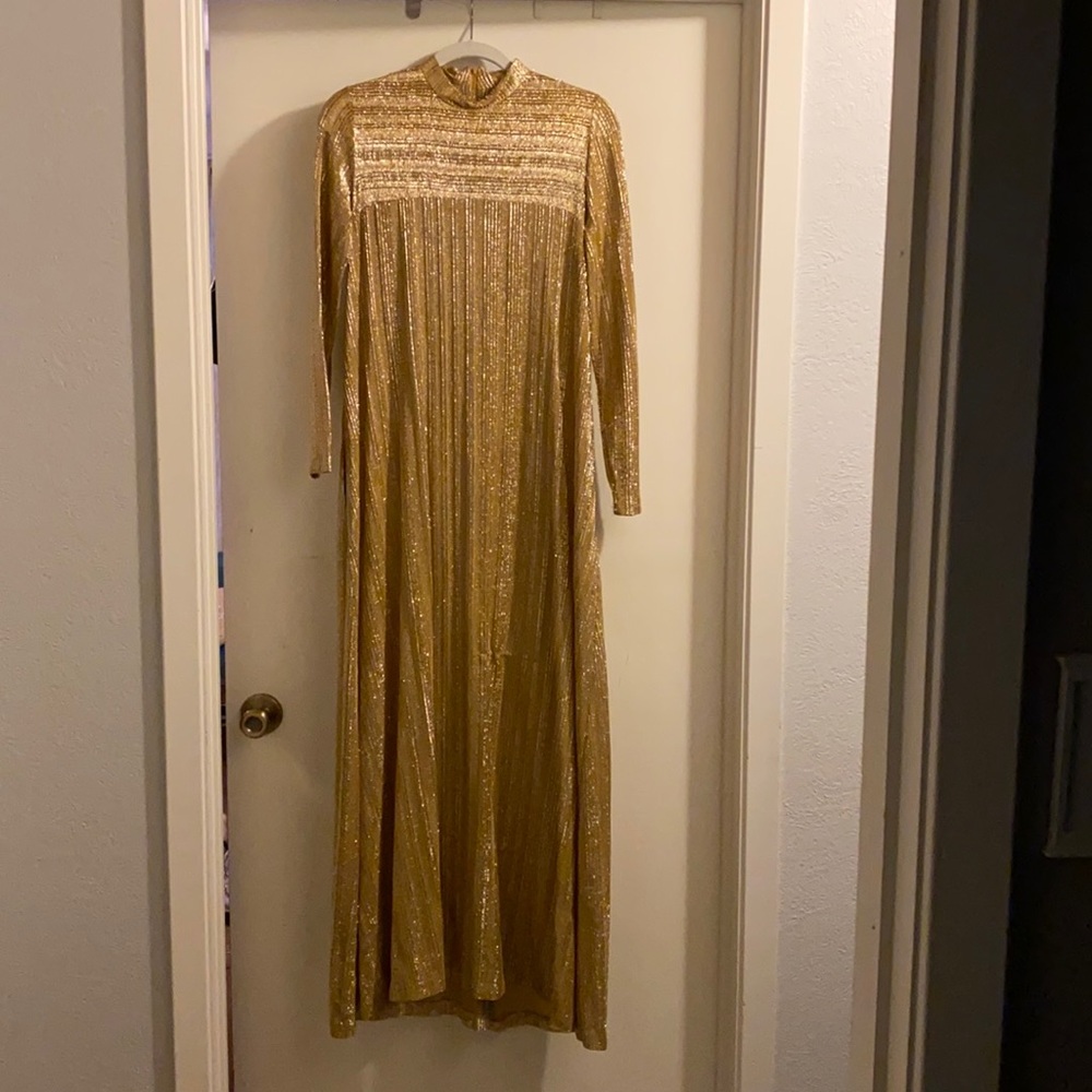 Gold Maxi Dress